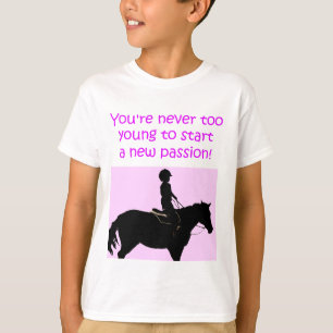 You're Never Too Young Cute Horse T-Shirt