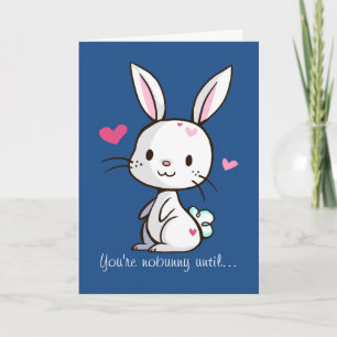 You're nobunny until holiday card