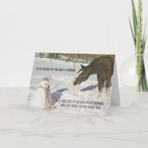 YOU'RE NOT A PONY Greeting Card