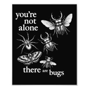 You're Not Alone There Are Bugs Photo Print