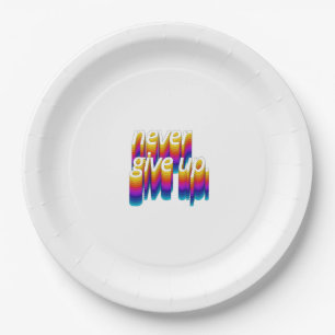 You're Not Failing, Motivational Discovery Quote Paper Plate