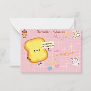 You're Not Yourself When Fasting Funny Ramadan Card