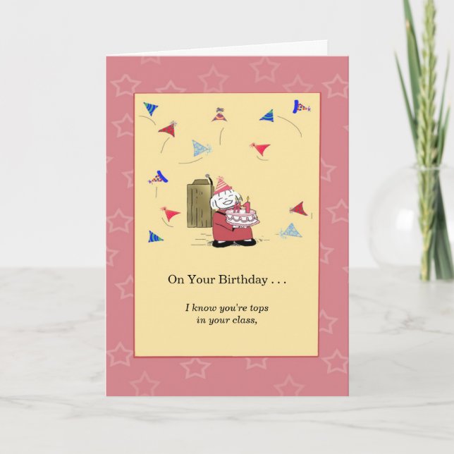 You're Number One with Me - Birthday Card (Front)