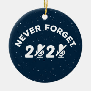 you're on mute, Funny Work From Home Ceramic Tree Decoration