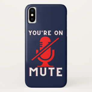 You're On Mute Funny Zoom Meme Case-Mate iPhone Case