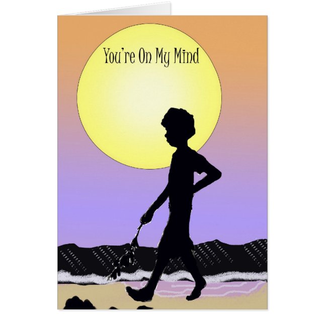 You're On My Mind Card (Front)