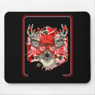 You're One Cool Buck Camouflage Valentine's Day Hu Mouse Pad