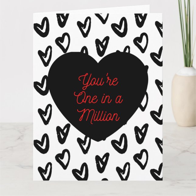 YOU'RE ONE IN A MILLION CARD (Front)