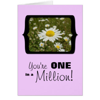 You're One in a Million, Daisies in the Field Card