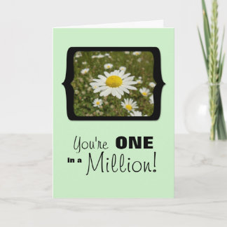 You're One in a Million, Daisies in the Field Card