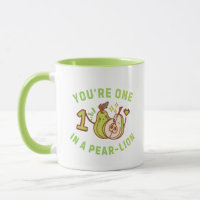 You're One In A Pear-Lion Pear Pun Green Colored