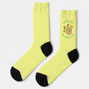 You're One In A Pear-Lion Pear Pun Socks