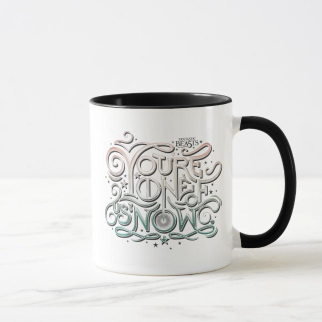 You're One Of Us Now Colourful Graphic Mug (Right)