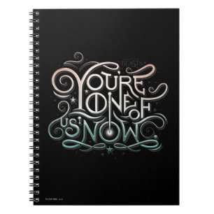 You're One Of Us Now Colourful Graphic Spiral Notebook