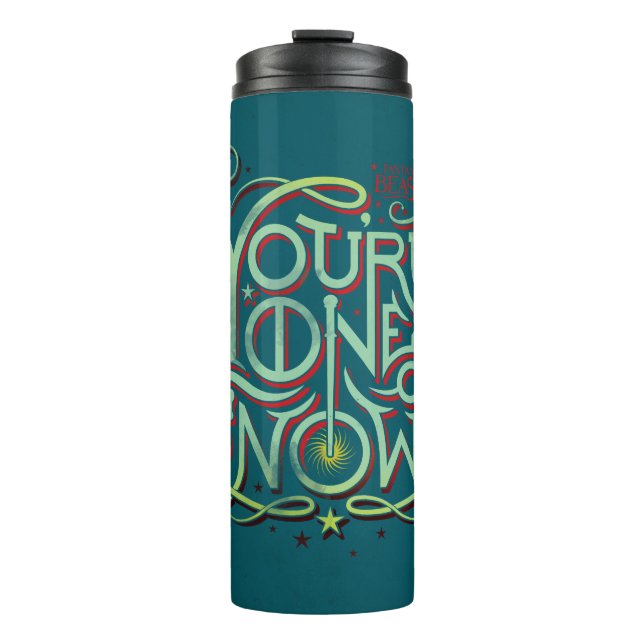 You're One Of Us Now Green Graphic Thermal Tumbler (Front)