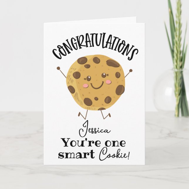 you're one smart cookie card (Front)