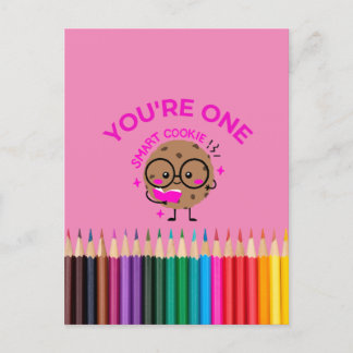 You're One Smart Cookie Postcard