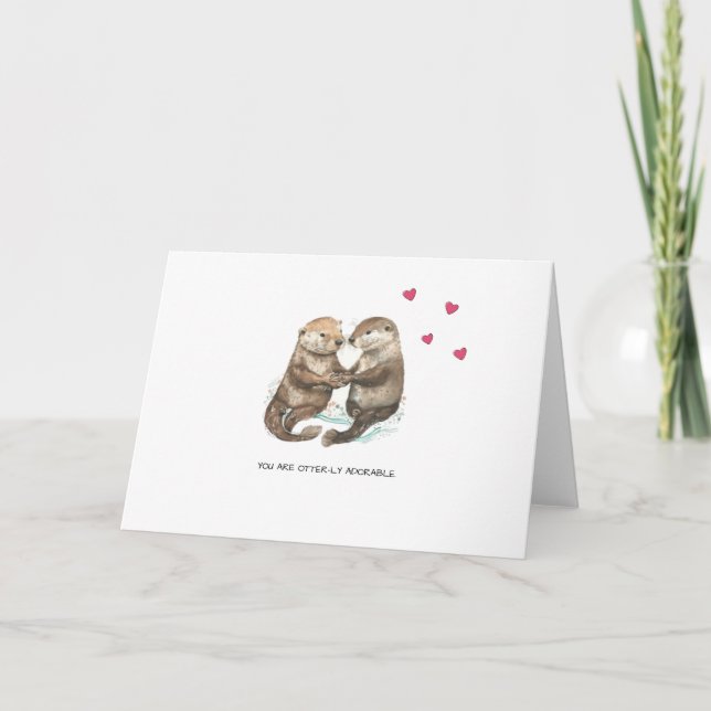 You're Otter-ly Adorable Card (Front)