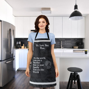 You're Our World Mom Apron