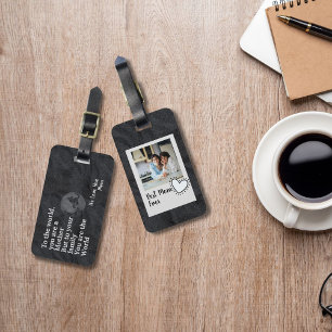 You're Our World Mom Photo Luggage Tag