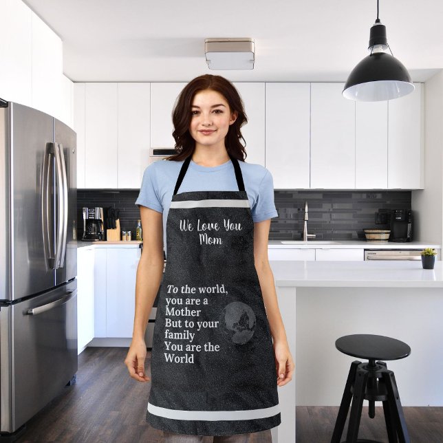 You're Our World Mum Apron (Creator Uploaded)