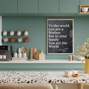 You're Our World Mum Jigsaw Puzzle