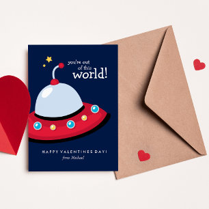 You're Out of This World Valentine Card