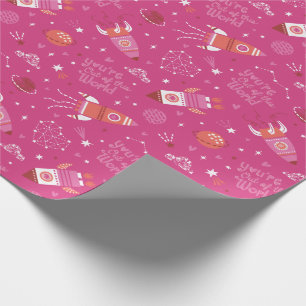 You're out of this world Valentine's rockets Wrapping Paper