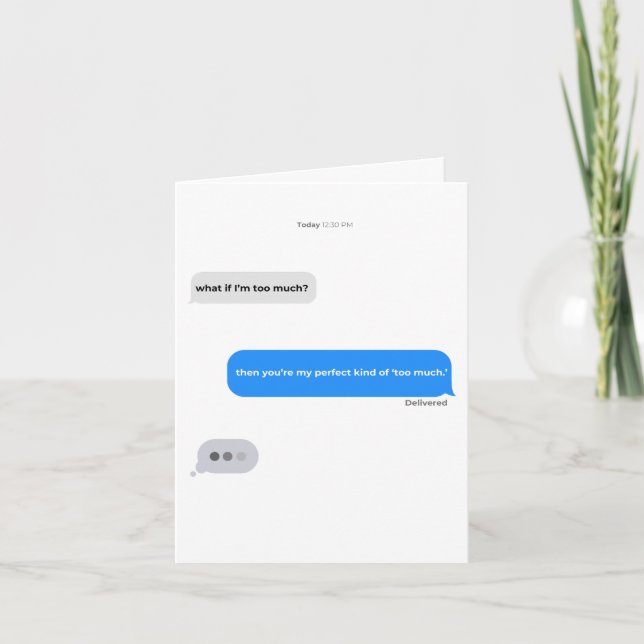 You're Perfect | Valentine's Day | Romantic Invitation (Front)