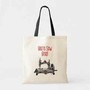 You're Sew Great Illustration Tote Bag