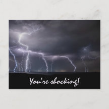 You're Shocking Lightning Strike Photo Landscape