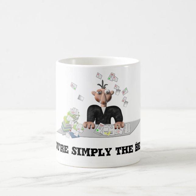 You're simply the Best .Personalised text Coffee Mug (Center)