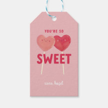 You're So Sweet Kids Classroom Valentine