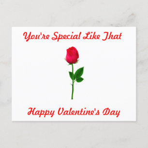You're Special Valentine's Card