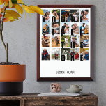 You're Still the One Anniversary Photo Collage Award Plaque<br><div class="desc">Wedding anniversary photo gift for your partner. The design features oversized print which reads "You're Still the One", displayed as an overlay on your pictures. The photo template is set up for you to add 20 of your favourite photos, all of which are displayed in vertical portrait format. This grid...</div>