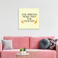 You're Stronger Than You Think – Elegant Gold Moti