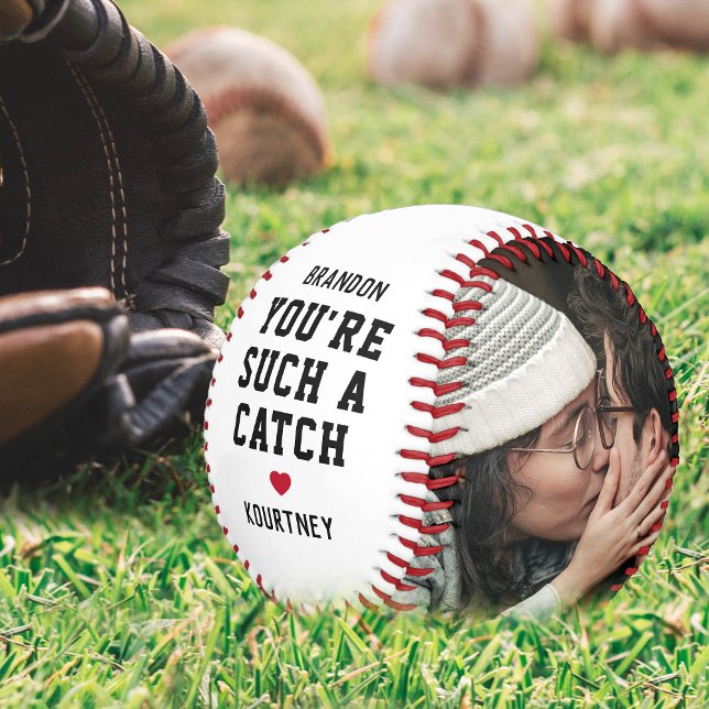 You're Such a Catch Valentine Baseball (Creator Uploaded)