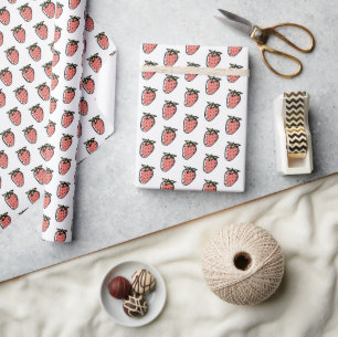 You're Sweet Strawberry Valentine Wrapping Paper