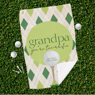 You're Tee-rrific Gift Golf Towel for Him