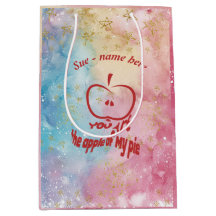 You're the Apple of My Pie Personalised Gift Bag