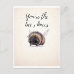 You're the Bee's Knees Postcard