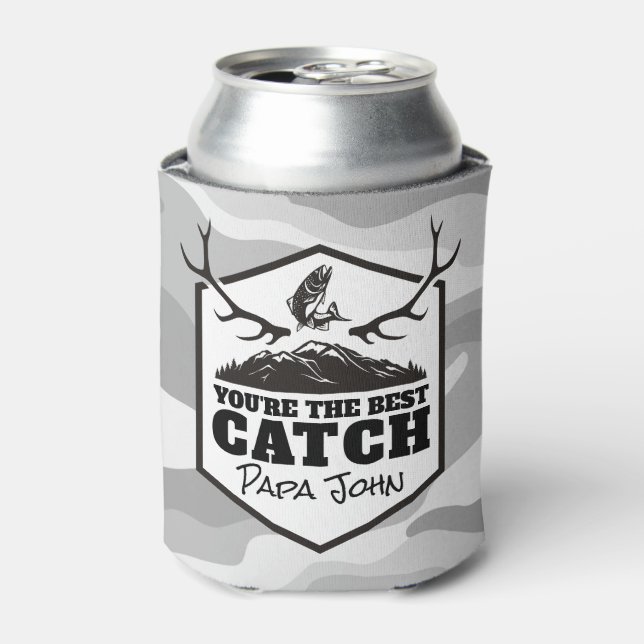 You're the Best Catch Personalised Gift Can Cooler (Can Front)