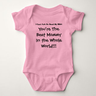 You're The Best Mummy In The Whole World Baby Bodysuit