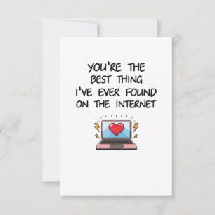 You're The Best Thing I've Ever Found On Internet RSVP Card