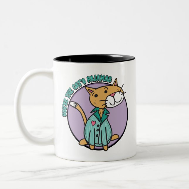 You're the Cat's Pyjamas Coffee Mug (Left)
