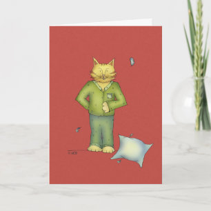 You're the Cat's Pyjamas Greeting card