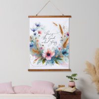 You're the God who Stays, watercolor floral
