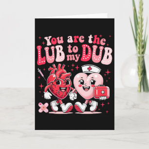 Youre The Lube To My Dub Cvicu Nurse Valentine Car Card