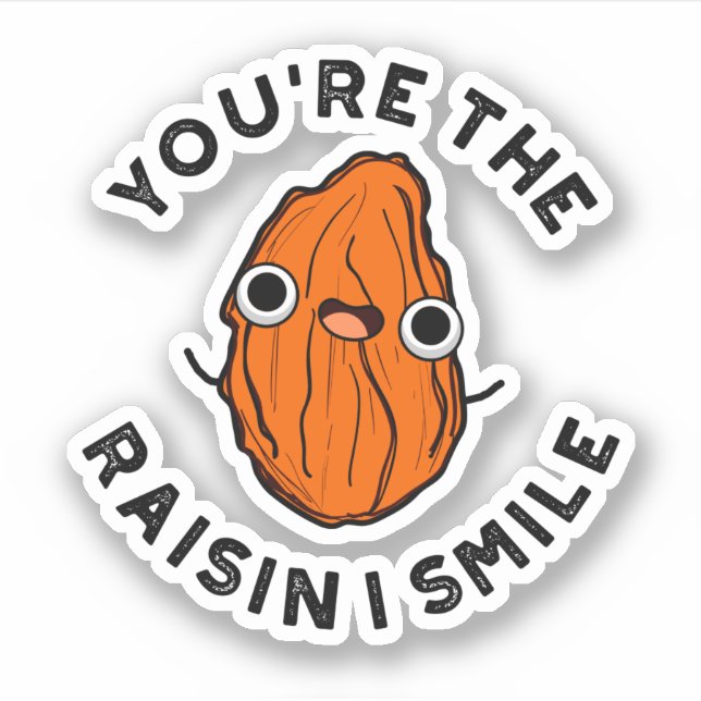 You're The Raisin I Smile Funny Food Pun (Front)