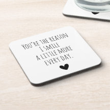You're The Reason Typography Heart